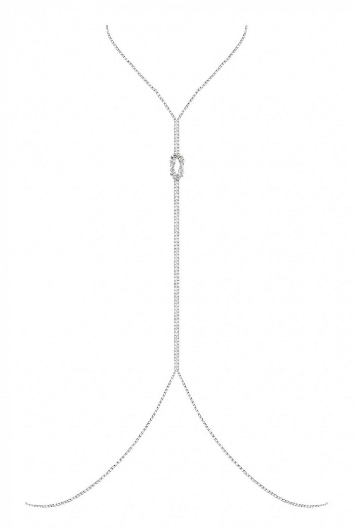 Украшение на бедро Obsessive Bijou necklace, серебристый Obs_Bijou 905 necklace One size - Obsessive - Подвязки, цепочки на щиколотку - Купить