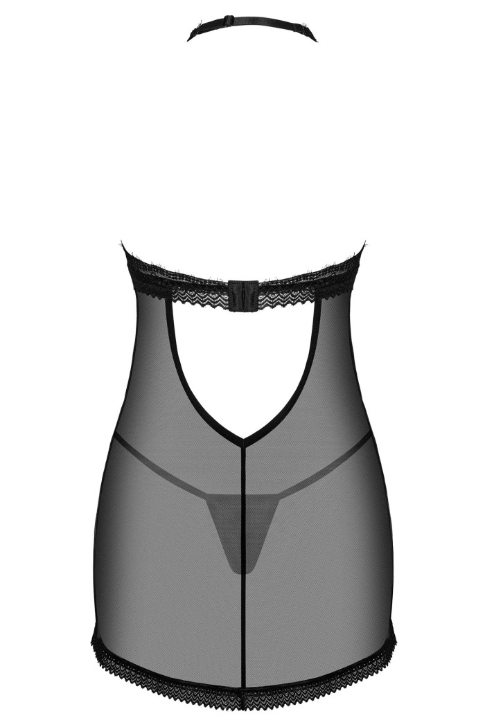Комбінація прозора з трусиками Obsessive Medilla chemise
