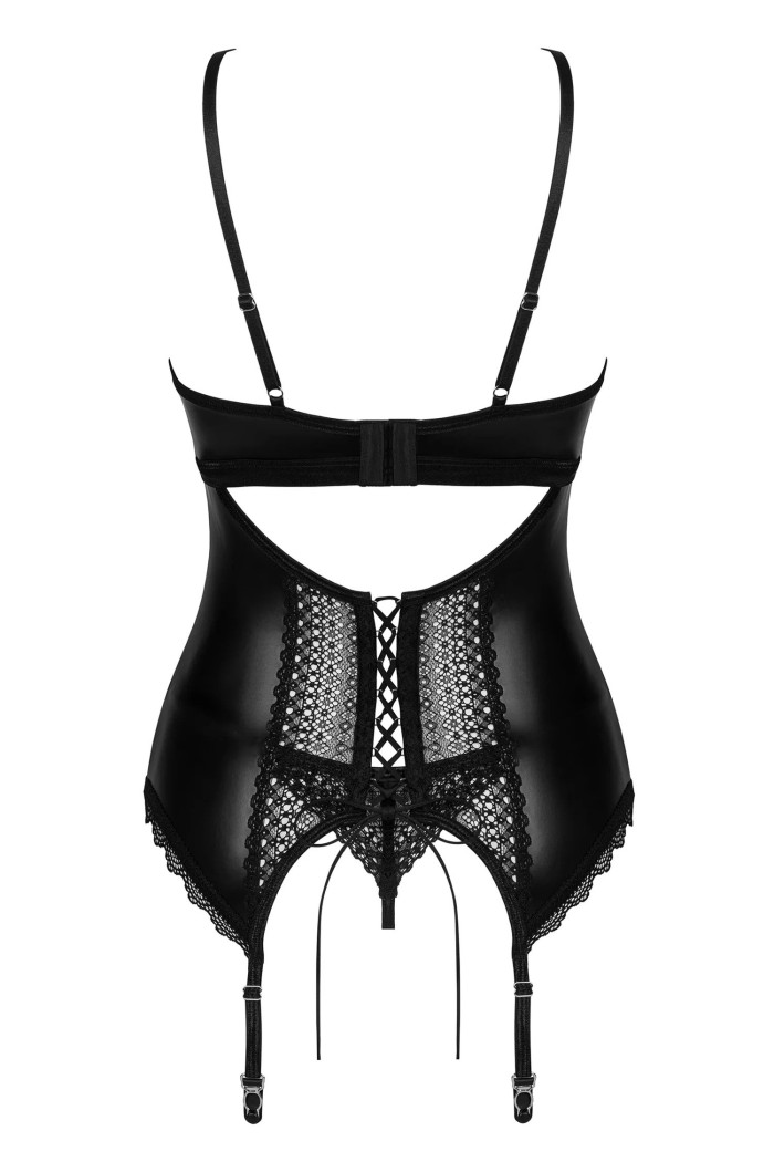 Корсет латексний з трусиками Obsessive Norides Corset