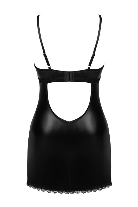 Платье латексное под кожу Obsessive Norides chemise