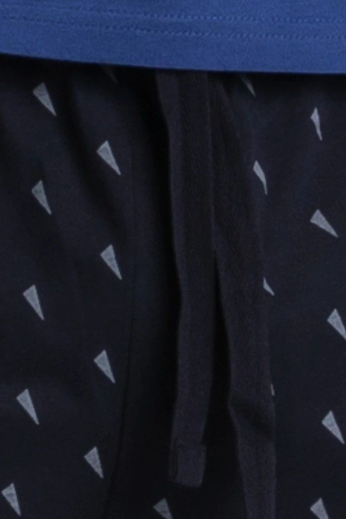 Чоловічий комплект-піжама з принтом Atlantic NMP-361/04 Peach Effect