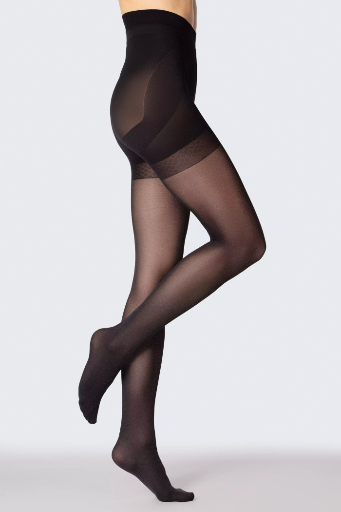 Колготки коригуючі щільні Mona MICRO PUSH-UP 50d