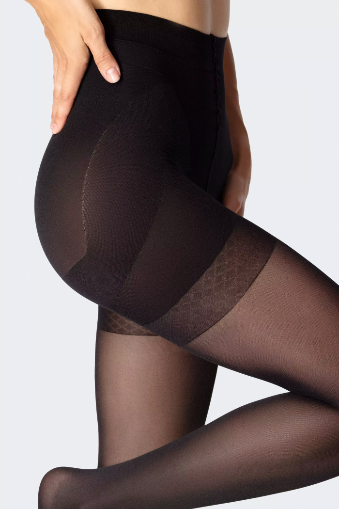 Колготки коригуючі щільні Mona MICRO PUSH-UP 50d