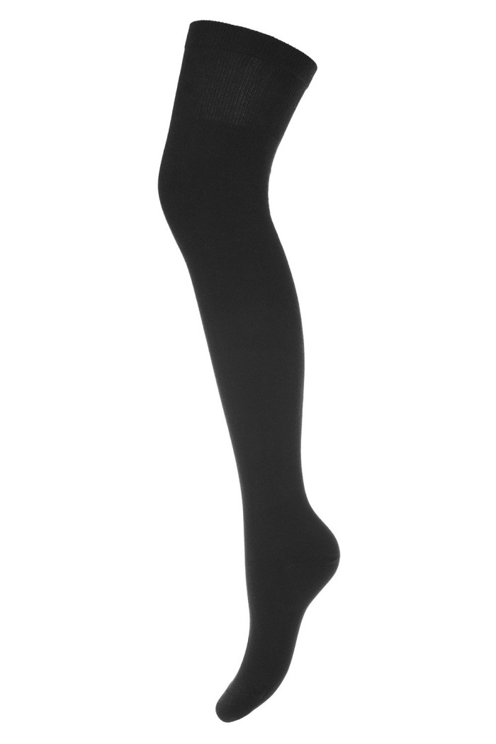 Высокие гольфы-Заколенки хлопковые Milena 0293.001 Classic cotton