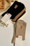 Шкарпетки в рубчик з ведмедиками InSecret BY560 Teddy
