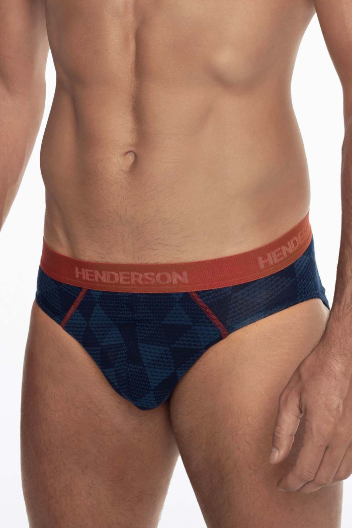 Чоловічі труси-сліп бавовняні Henderson 41610 Cube (2 шт/уп)