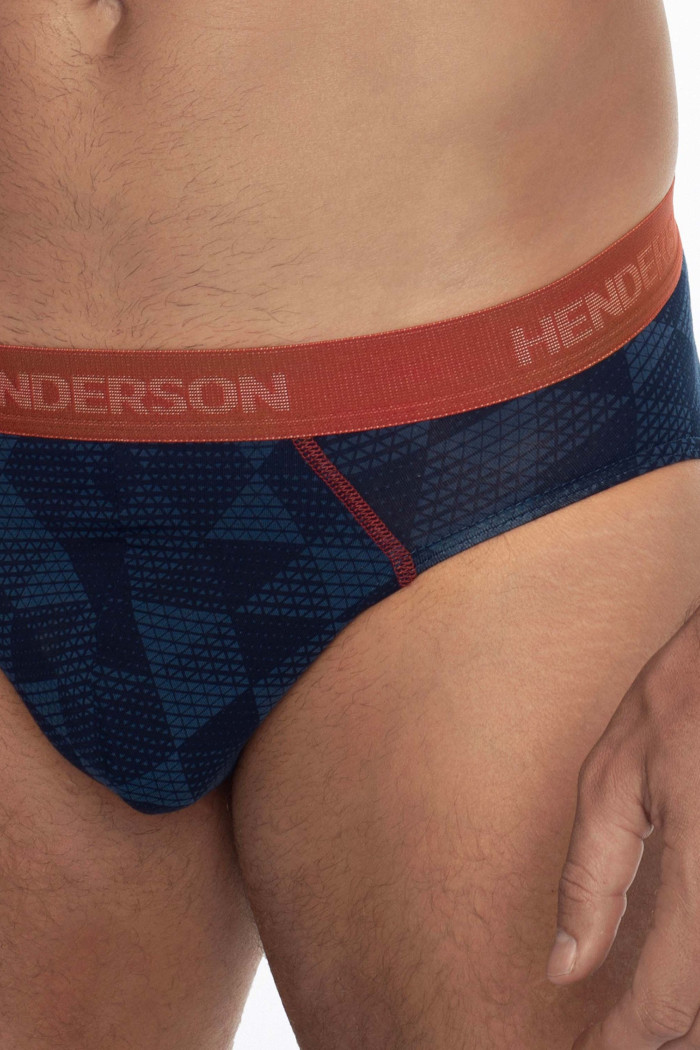 Чоловічі труси-сліп бавовняні Henderson 41610 Cube (2 шт/уп)