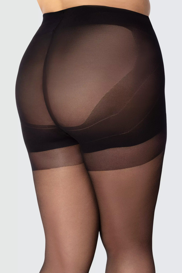 Корректирующие колготки большого размера MONA Shaping 30