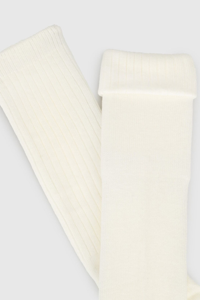 Високі Шкарпетки-гольфи в рубчик з ангори PIER LONE K-1578