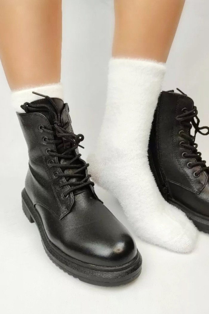 Шкарпетки пухнасті з вовною норки InSecret C506