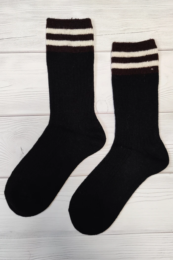 Шкарпетки теплі з вовною в рубчик InSecret B2518-1