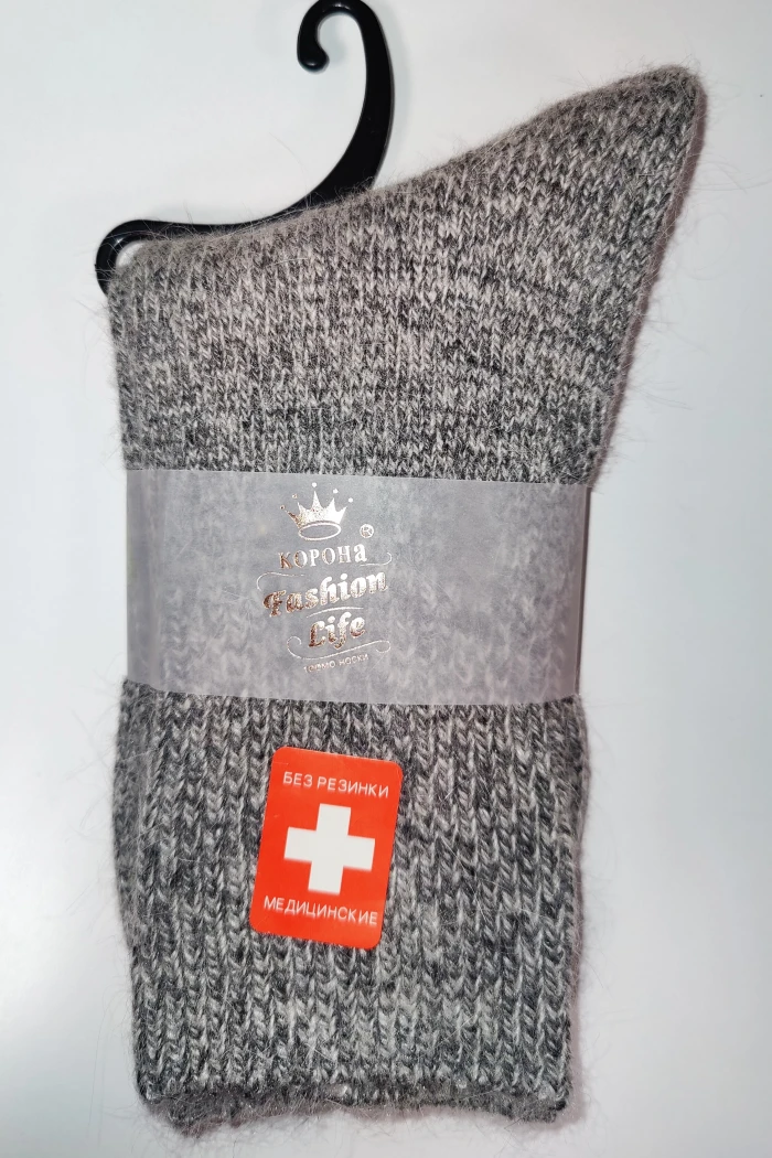 Носочки теплые с шерстью и резинкой без давления InSecret B2551-6