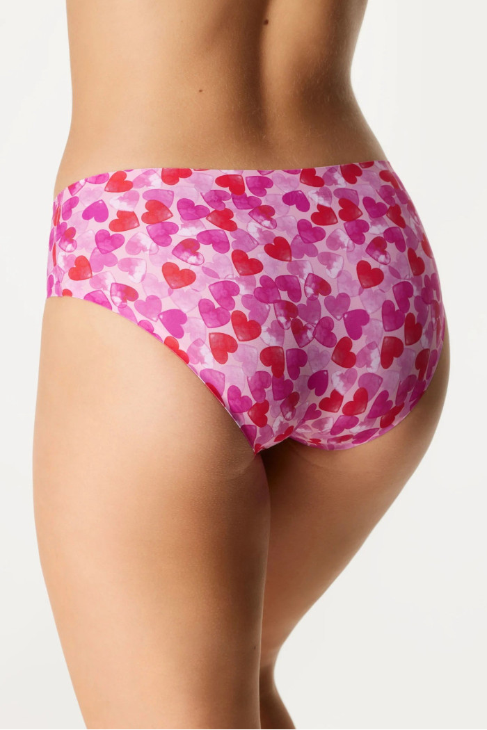 Трусики безшовні з принтом Серця Julimex Simple Sweetheart