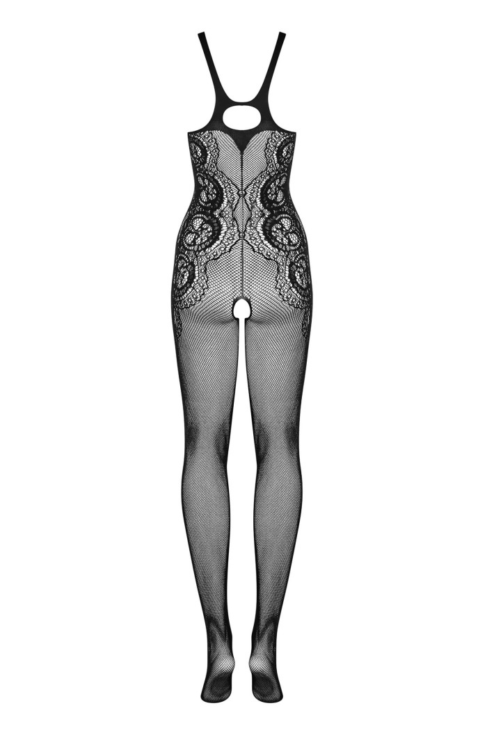 Комбінезон-сітка з вирізом Obsessive G335