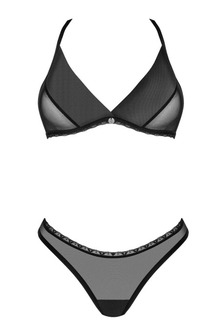 Комплект білизни прозорий Obsessive Latinesa set