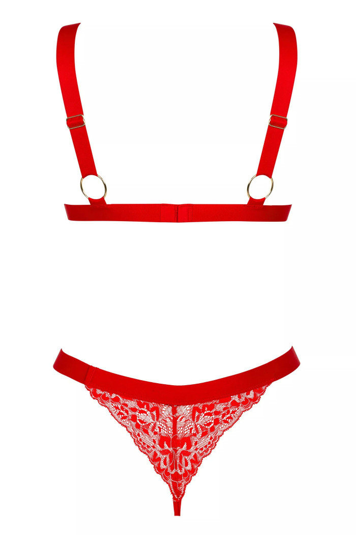 Комплект білизни мереживний Obsessive Elianes set
