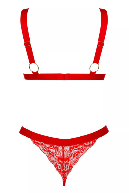 Комплект білизни мереживний Obsessive Elianes set