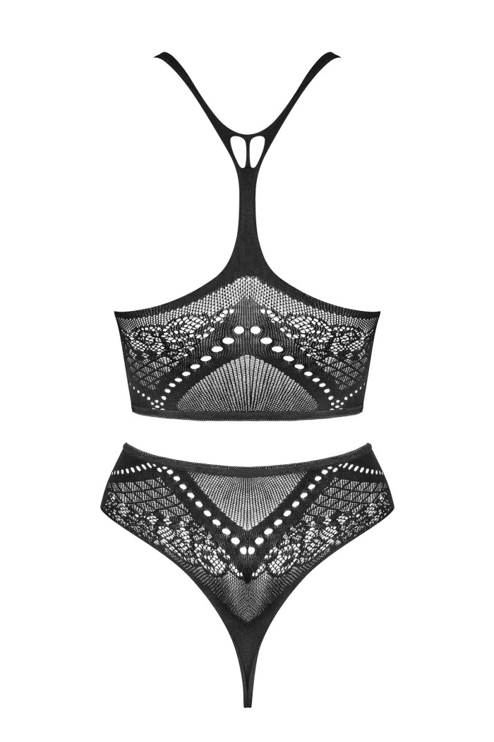 Комплект в сітку - топ та трусики Obsessive K103 top