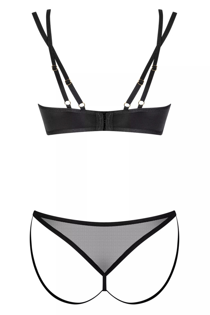 Комплект білизни з сіточкою Obsessive Nesari set
