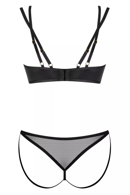 Комплект білизни з сіточкою Obsessive Nesari set
