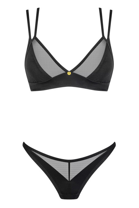 Комплект білизни з сіточкою Obsessive Nesari set