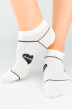 Шкарпетки короткі бавовняні в сітку Noviti ST033-01