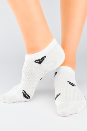 Шкарпетки короткі бавовняні в сітку Noviti ST033-03
