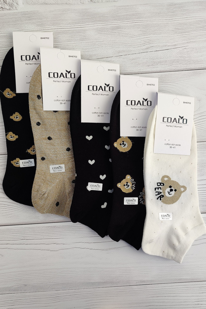 Шкарпетки короткі з Ведмедиками InSecret Coalo BM6702-03