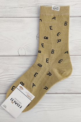 Шкарпетки бавовняні з люрексом InSecret Coalo BM6013-01