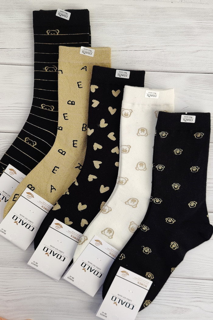 Носочки хлопковые в полоску InSecret Coalo BM6013-05