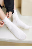 Шкарпетки високі в рубчик з дірками InSecret BY591