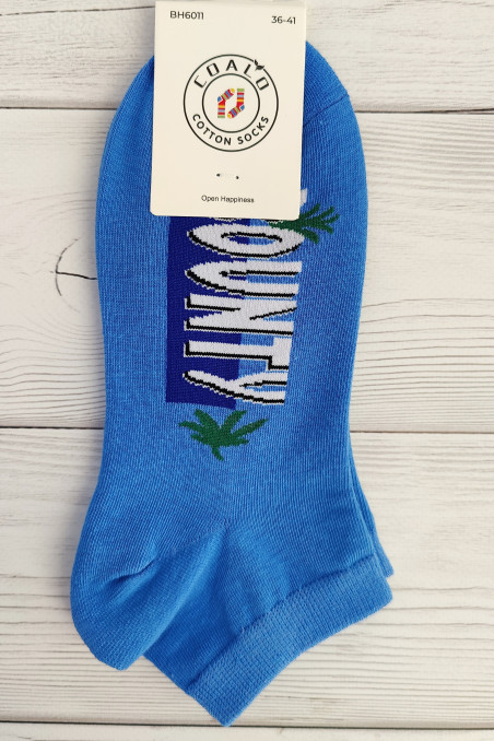 Шкарпетки короткі з принтом Bounty Coalo BH6011