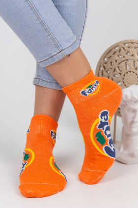 Шкарпетки короткі з принтом Fanta Coalo BH6011