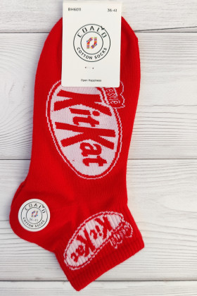 Шкарпетки короткі з принтом KitKat Coalo BH6011