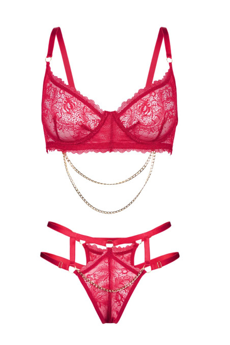 Комплект белья кружевной (бюст и трусики) Anais Aria