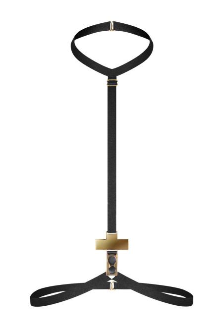 Портупея на бюст із еластичних ремінців Anais Zoey