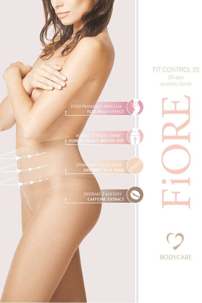 Колготки коригуючі з широким поясом Fiore FIT CONTROL 20d M5204