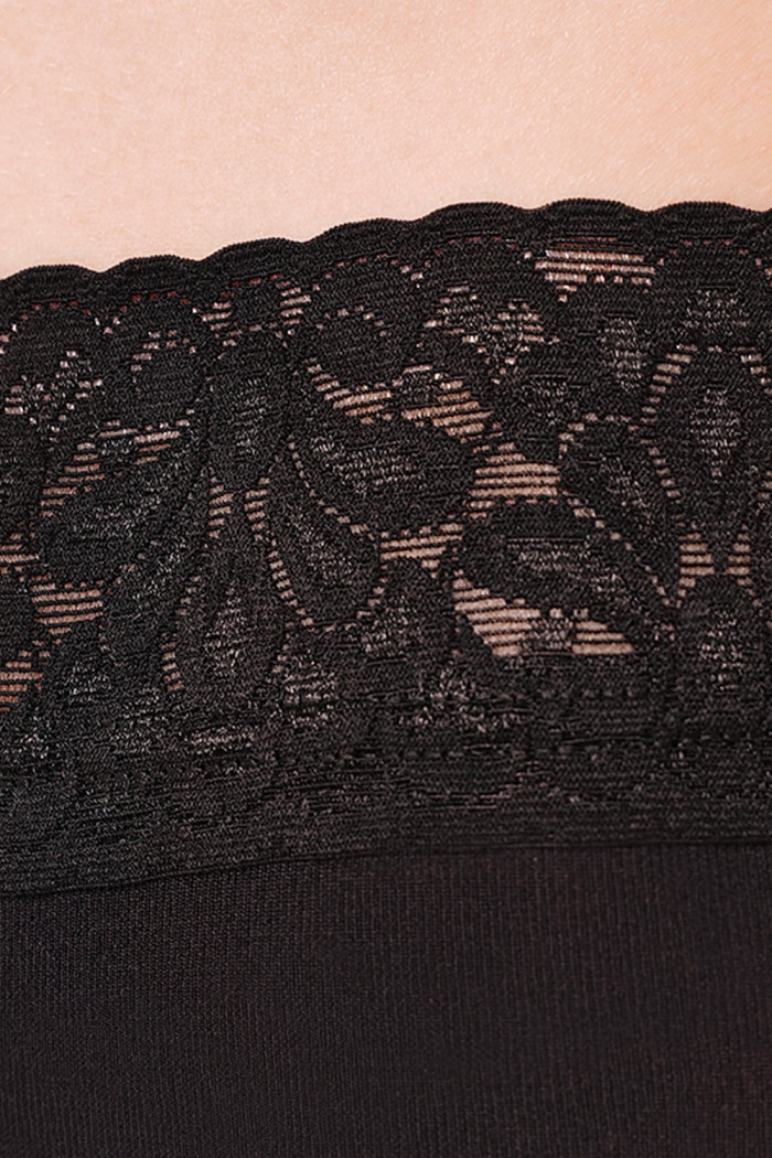 Колготки плотные с кружевным поясом Annes Sensual 100