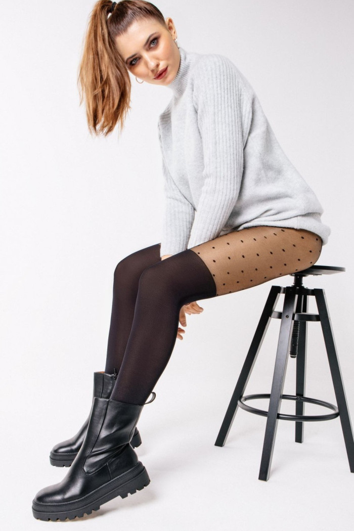 Колготки імітація панчіх Annes Izzy 60 den