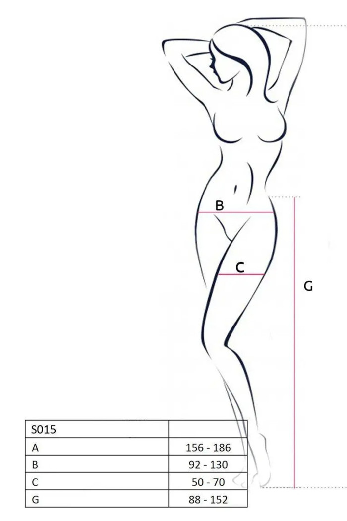 Колготки з вирізом Passion S015 Red