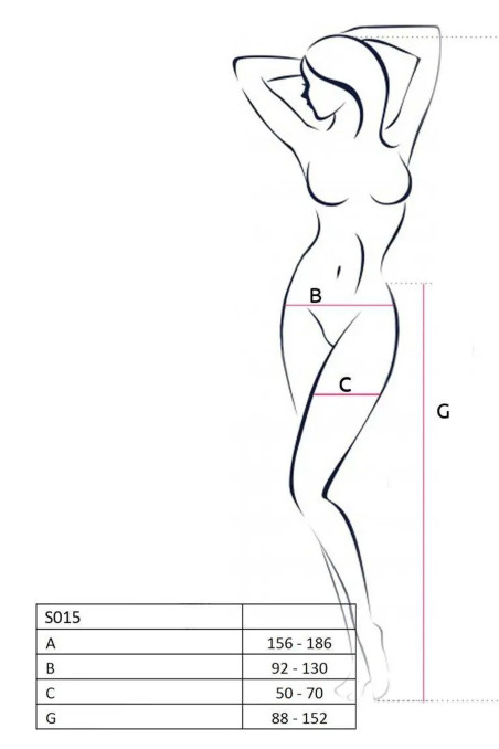 Колготки з вирізом Passion S015 Red