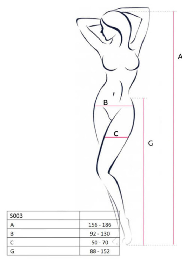 Колготки з імітацією панчіх Passion S003
