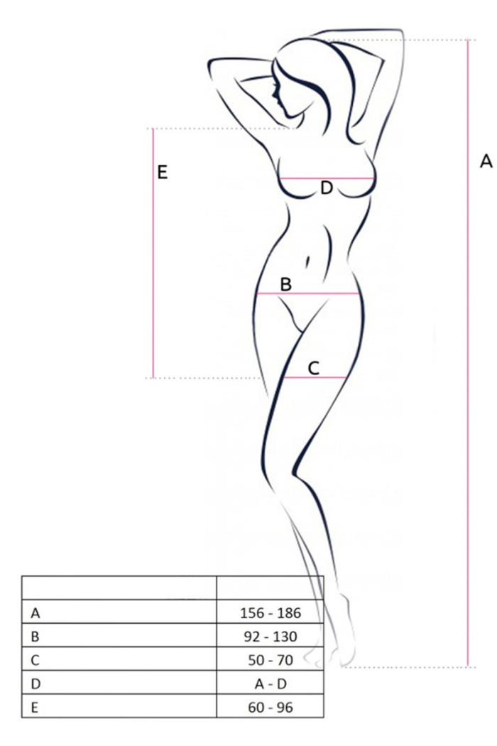 Бодистокинг сетка без выреза Passion BS 065