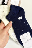 Шкарпетки короткі бавовняні в горошок InSecret Coalo BM6895