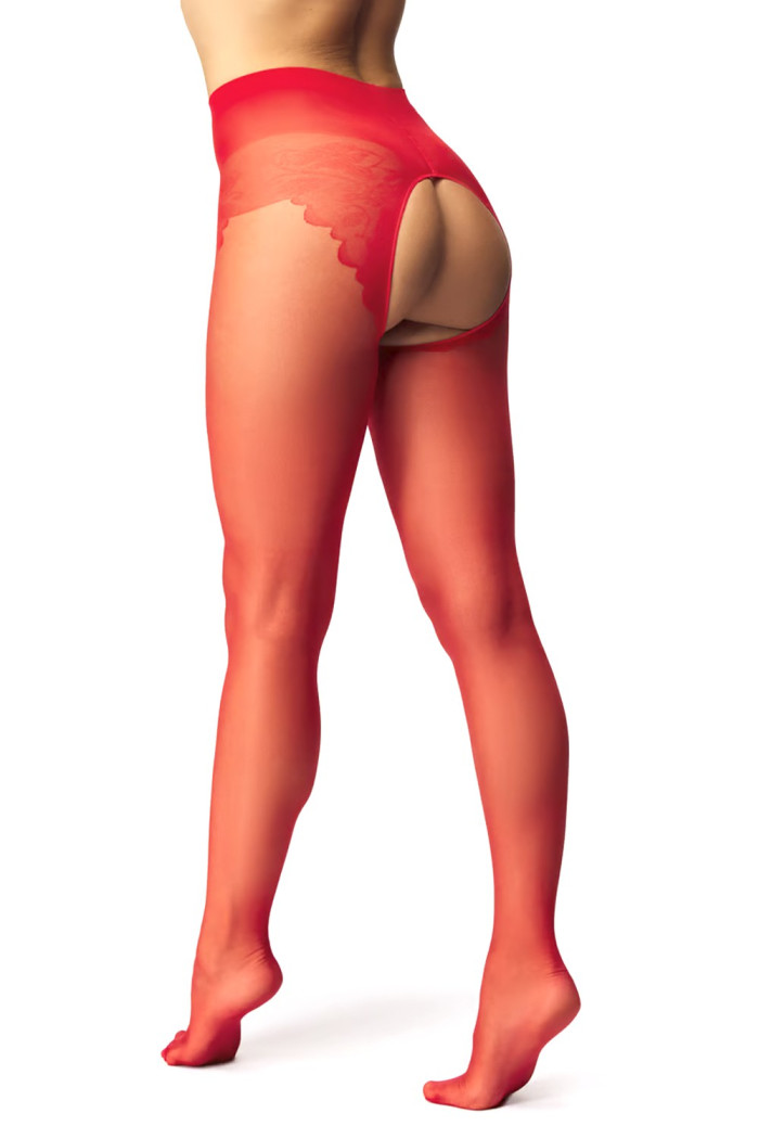 Колготки с доступом Passion Tiopen 006 30d Red