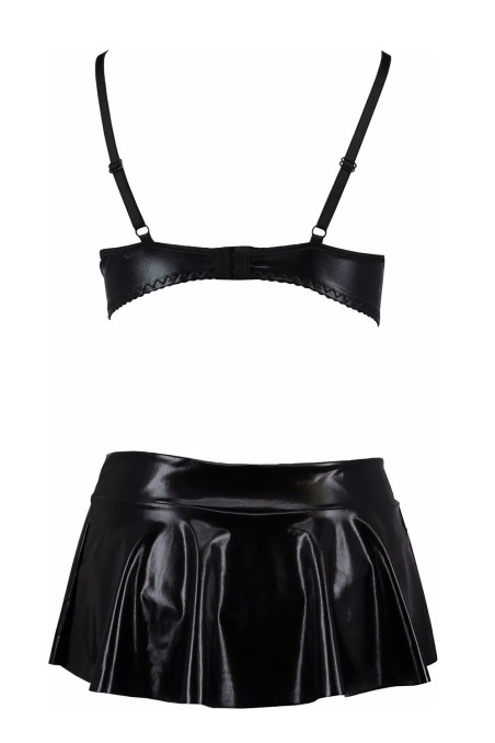 Комплект латексний - бюст зі спідницею Passion Deby