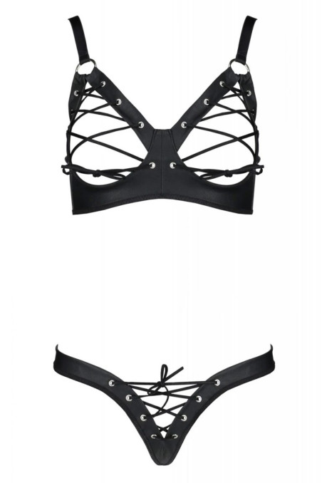 Комплект под кожу с открытыми чашками Passion Celine bikini