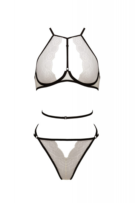 Комплект белья кружевной - бюст и трусики Passion Chika