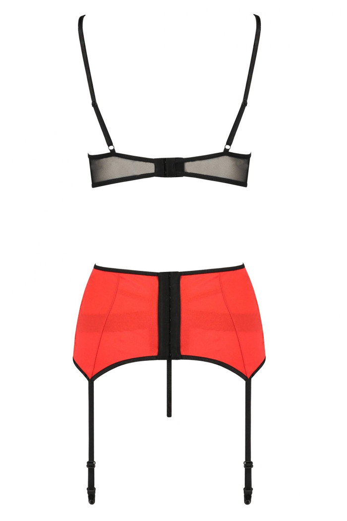 Комплект белья с широким поясом Passion Femmina set