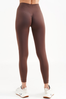 Леггинсы бесшовные с Push-up эффектом Giulia LEGGINGS SHAPE DEEP TAUPE